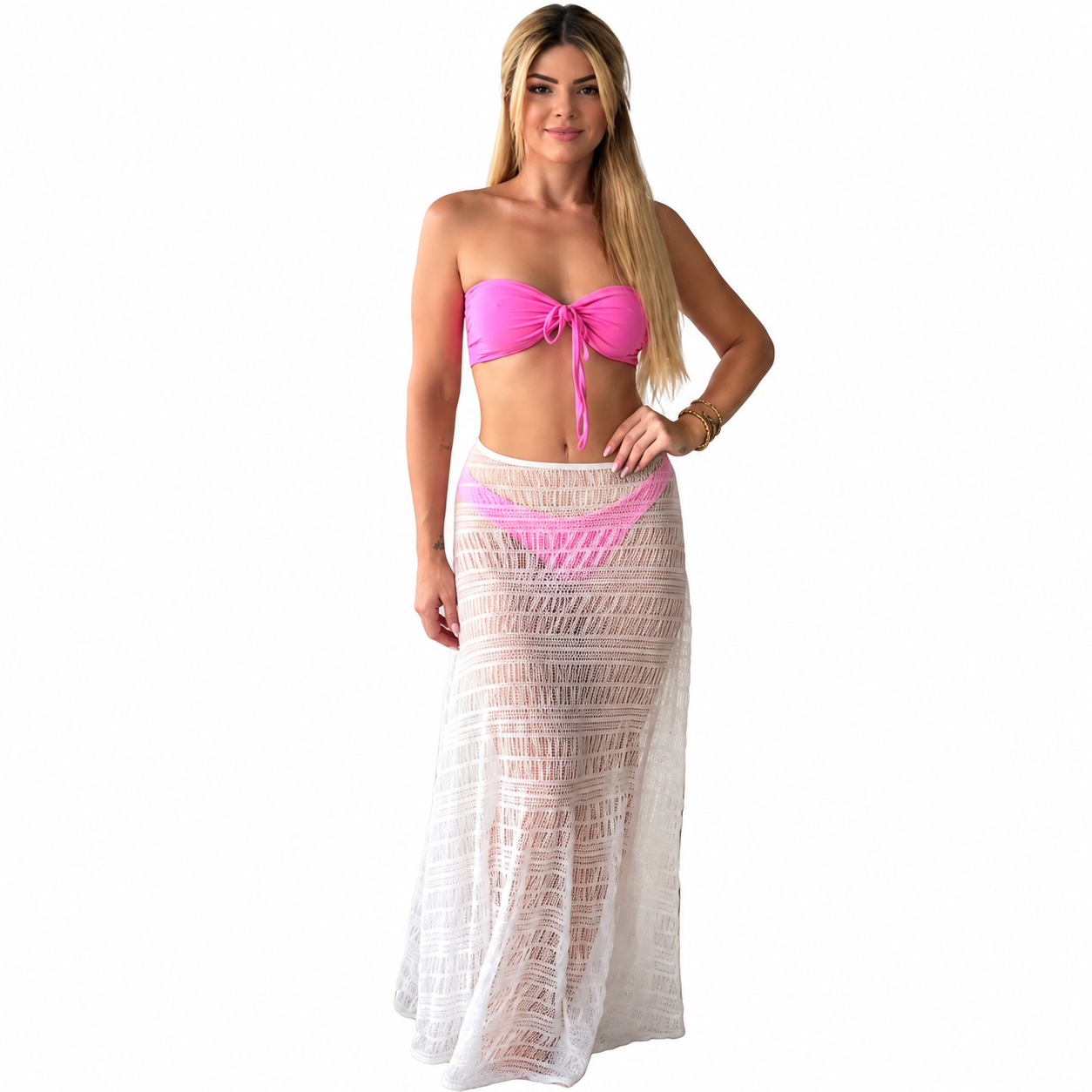 Saída Anny Off White - Tamanho M